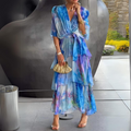 Blau Druck