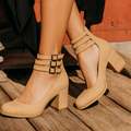 Beige Wildleder