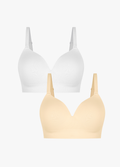Beige-Weiß