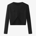 Schwarzes Stricktop