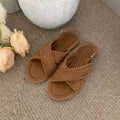 Brauner Pantoffel