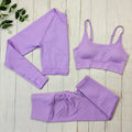 3PCS Hellviolett
