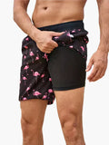 Schwarzer Flamingo
