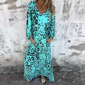 Türkis mit Leopardenmuster