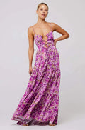 Lila mit Blumenmuster