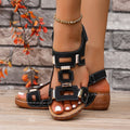Schwarze Sandalen